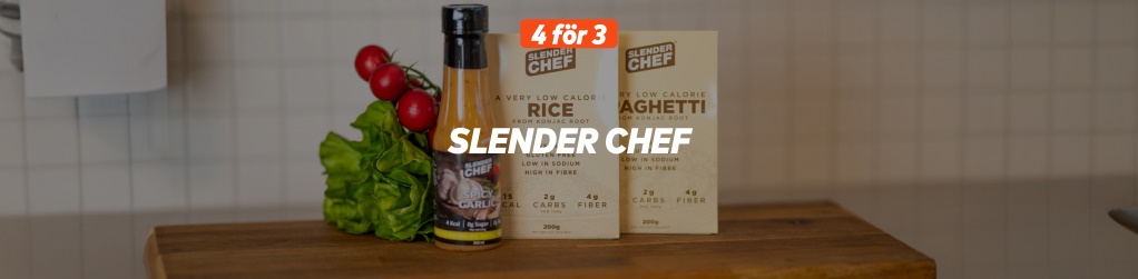 4 fr 3 p hela sortimentet frn Slender Chef